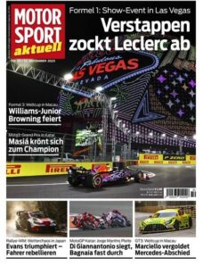 Motorsport aktuell – 21 November 2023