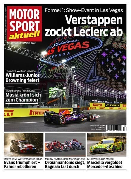 Motorsport aktuell – 21 November 2023
