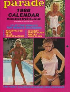 Parade Calendar 1986