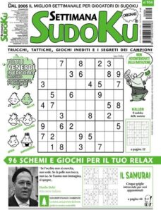 Settimana Sudoku – 24 Novembre 2023