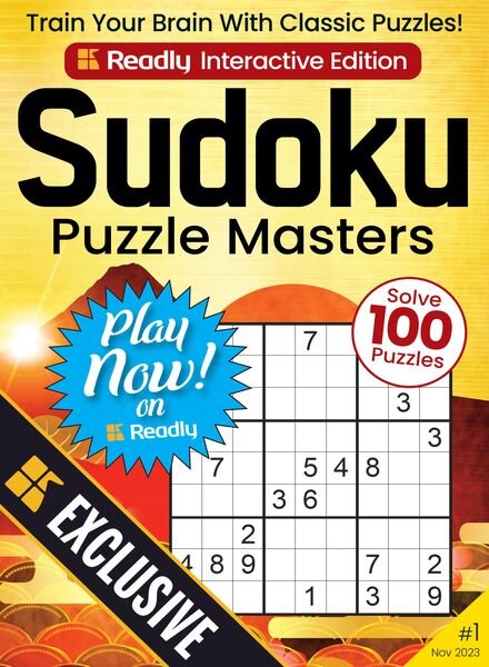 Sudoku Puzzle Masters — Issue 1 — November 2023