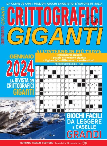 Crittografici Giganti – Dicembre 2023