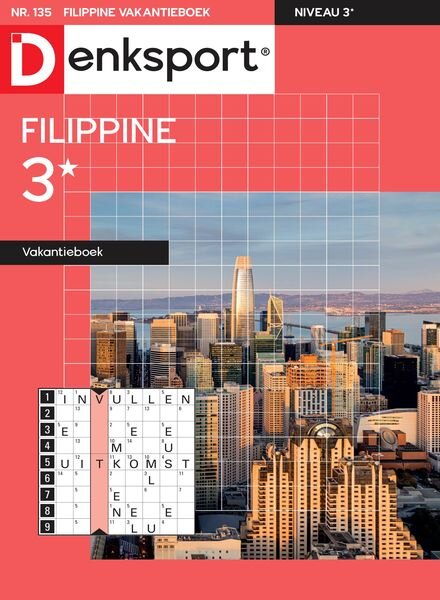 Denksport Filippine 3 Vakantieboek — 21 December 2023