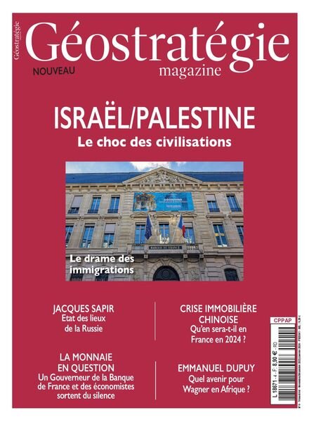 Geostrategie Magazine — Novembre 2023 — Janvier 2024