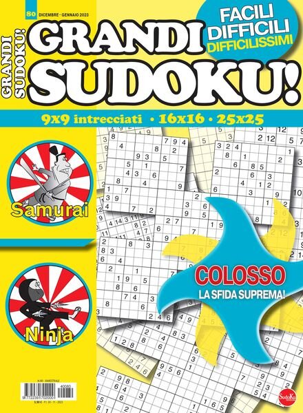 Grandi Sudoku — Dicembre 2023 — Gennaio 2024