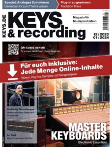 Keys & Recording – Dezember 2023 – Januar 2024