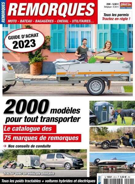 Le Monde du Plein-Air – Hors-Serie Remorques – N 25 2023