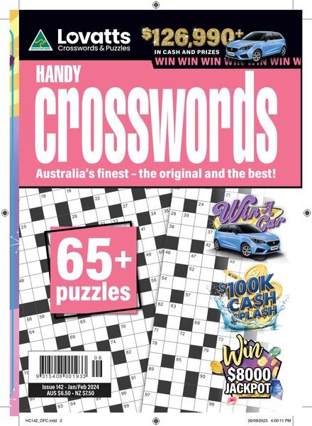 Lovatts Handy Crosswords — Issue 142 — December 2023