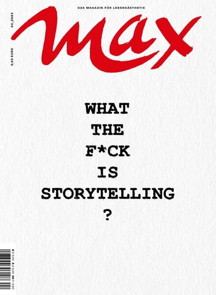 MAX Das Magazin fur Lebensasthetik – Dezember 2023