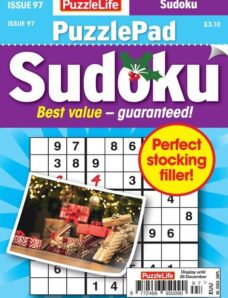 PuzzleLife PuzzlePad Sudoku – Issue 97 – November 2023