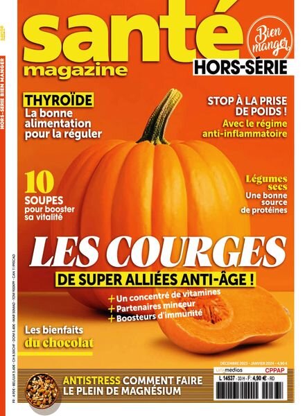 Sante Magazine – Hors-Serie – Decembre 2023 – Janvier 2024