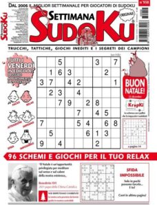 Settimana Sudoku – 22 Dicembre 2023