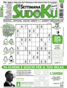 Settimana Sudoku – 29 Dicembre 2023
