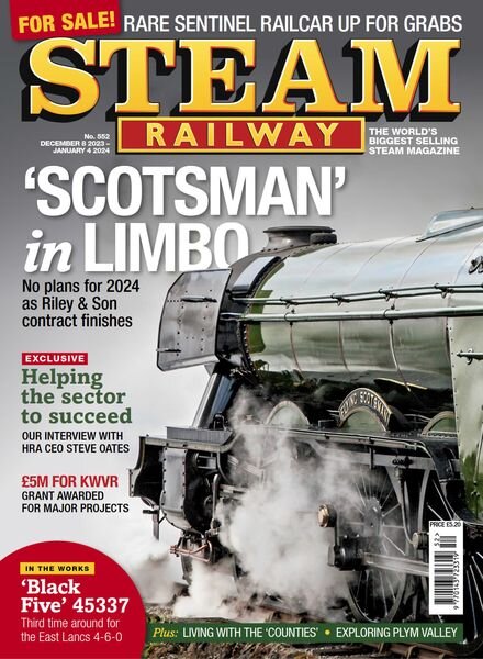 Steam Railway — Issue 552 — December 8 2023