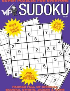 VIP Sudoku – Issue 4 – 6 December 2023