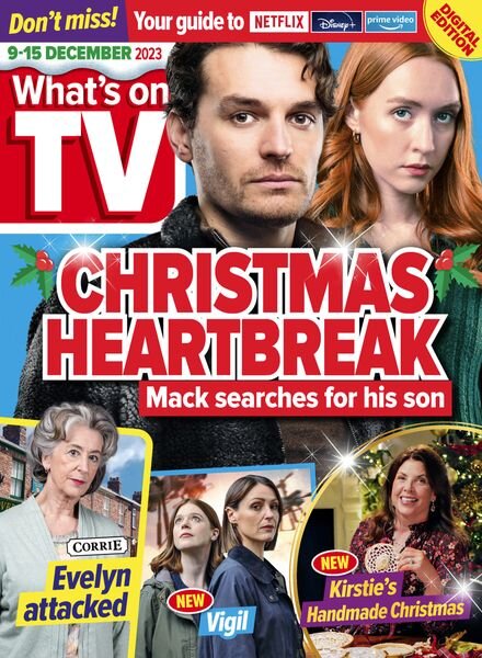 What’s on TV — 9 December 2023