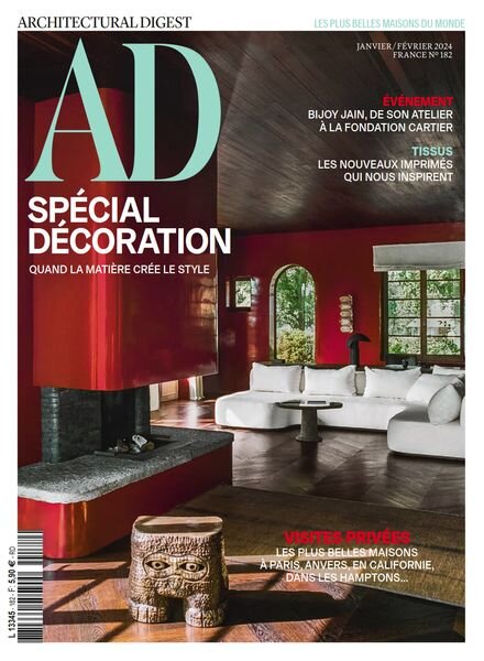 AD Architectural Digest France — Janvier-Fevrier 2024