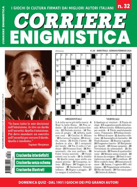 Corriere Enigmistica Mese — Gennaio-Febbraio 2024