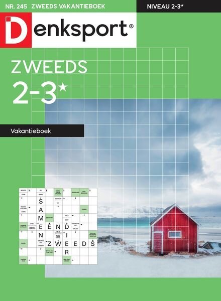Denksport Zweeds 2-3 vakantieboek — 4 Januari 2024