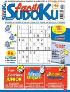 Facili Sudoku – Gennaio 2024