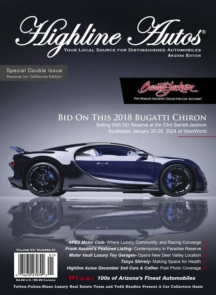 Highline Autos – Volume XX Number 10 – January 2024
