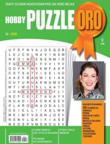 Hobby Puzzle – 12 Gennaio 2024