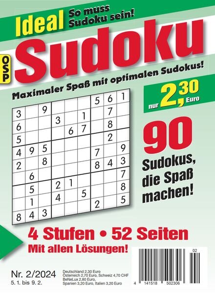 Ideal Sudoku — Nr 2 2024