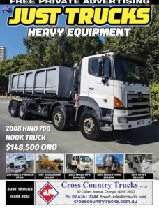 Just Trucks & Heavy Equipment — Issue 282 — 15 January 2024