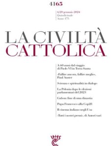 La Civilta Cattolica – 6 Gennaio 2024