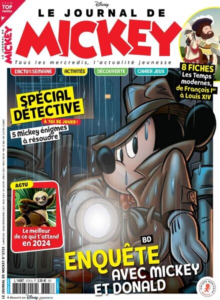 Le Journal de Mickey — 3 Janvier 2024