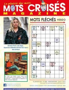 Mots Croises Magazine – 18 Janvier 2024