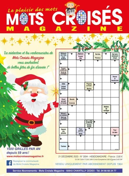 Mots Croises Magazine — 21 Decembre 2023