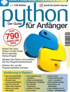 Python Der Guide fur Anfanger – Januar 2024