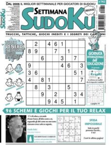 Settimana Sudoku – 19 Gennaio 2024