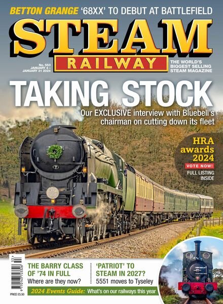 Steam Railway — Issue 553 — 4 January 2024