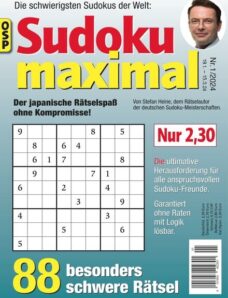Sudoku Maximal — Nr 1 2024