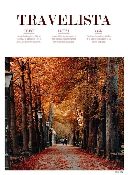 Travelista Magazine — Autumn 2023