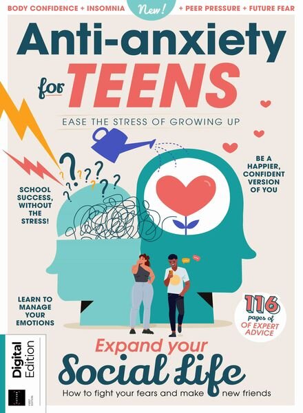 Anti-Anxiety For Teens — 1st Edition — January 2024