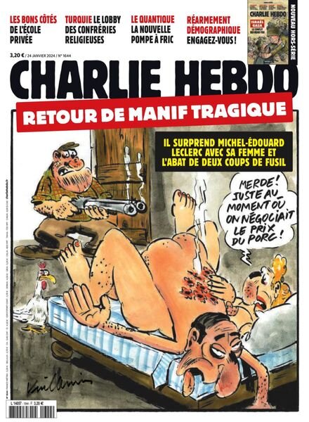 Charlie Hebdo — 24 Janvier 2024