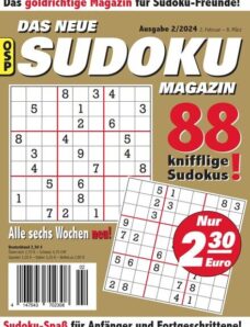 Das Neue Sudoku — Nr 2 2024