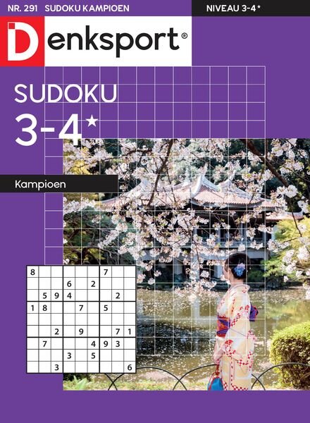 Denksport Sudoku 3-4 kampioen — Februari 2024