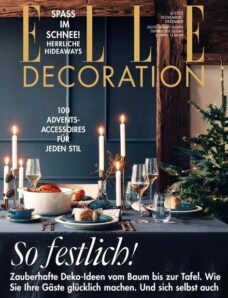 Elle Decoration Germany – November-Dezember 2022