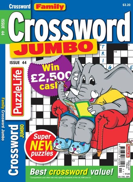 Family Crossword Jumbo — Issue 444 — February 2024