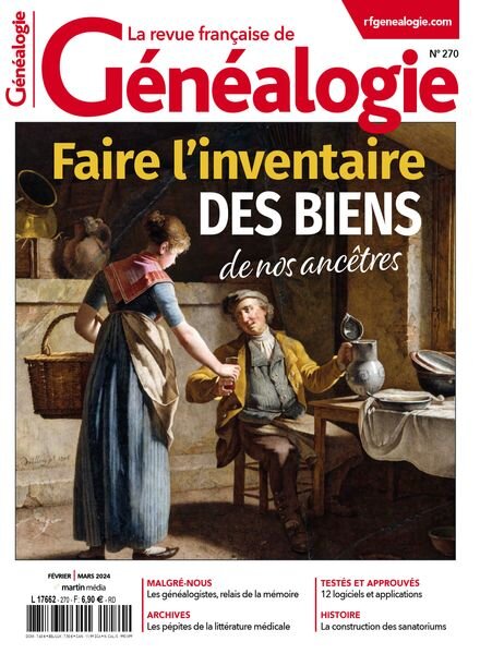 La Revue francaise de Genealogie — Fevrier-Mars 2024