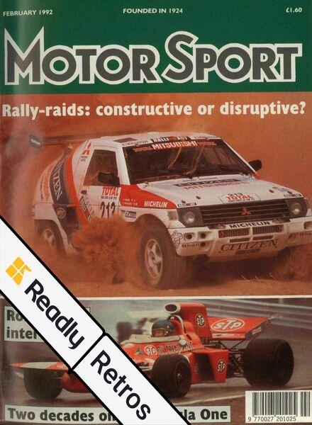 Motor Sport Magazine — February 1992