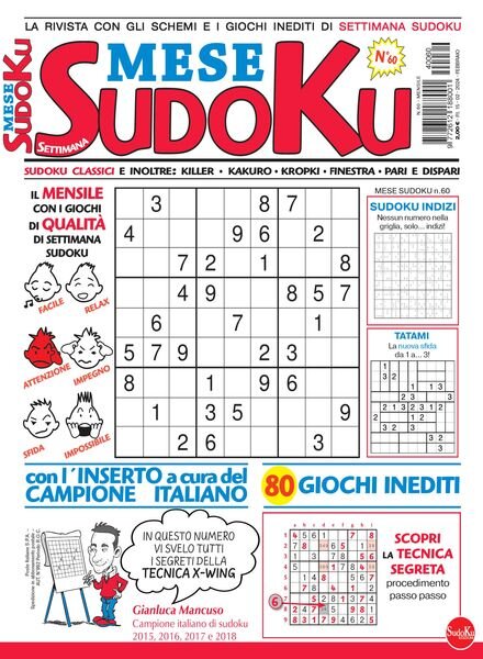 Settimana Sudoku Mese — Febbraio 2024