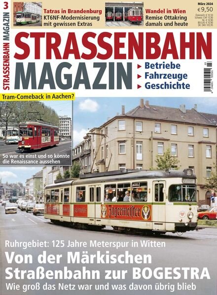 Strassenbahn Magazin — Marz 2024