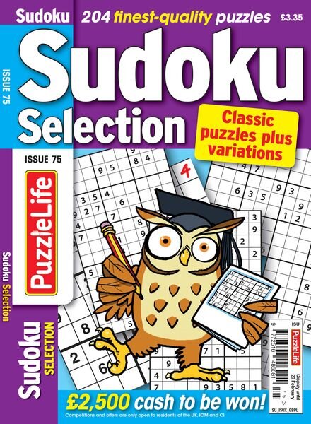 Sudoku Selection — Issue 75 — February 2024
