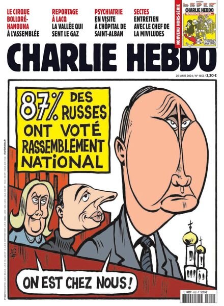 Charlie Hebdo — 20 Mars 2024
