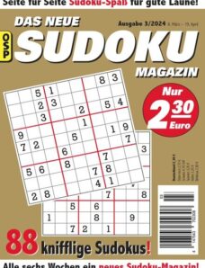 Das Neue Sudoku – Nr 3 2024